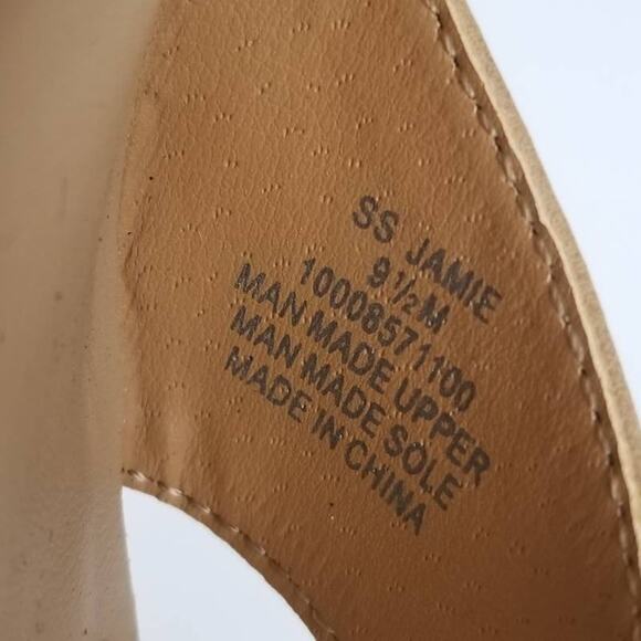 Sun + Stone Jamie T-Strap Block Heel Platform Wedge Sandals Size 9.5M - Picture 6 of 12